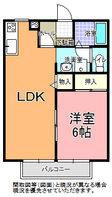 アルブルＫ(ケイ)　Ｂ棟の間取り