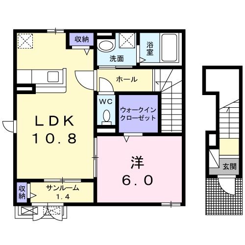 アドラブル　コートの間取り