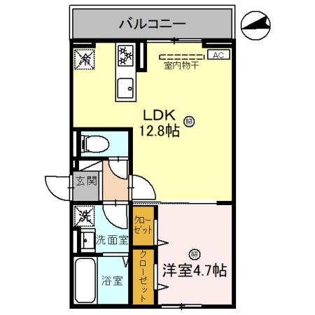 D-ROOM古沢の間取り