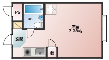 藤井寺市北岡のマンションの間取り