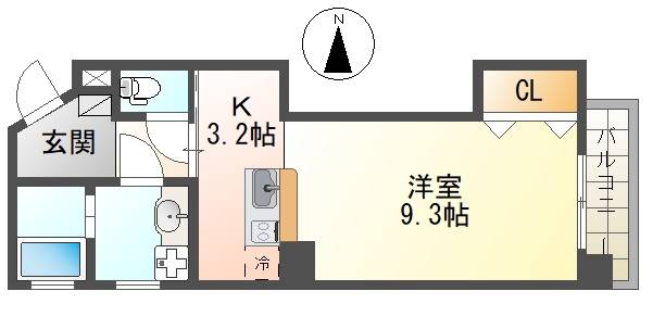 Moi.国泰寺の間取り