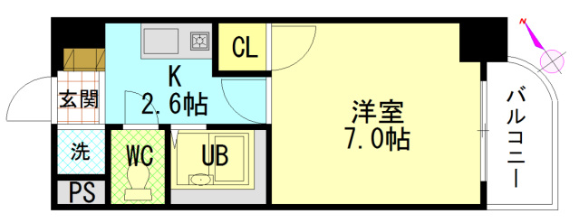 フォルム牛田新町の間取り