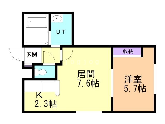 ゼスティ学園前の間取り