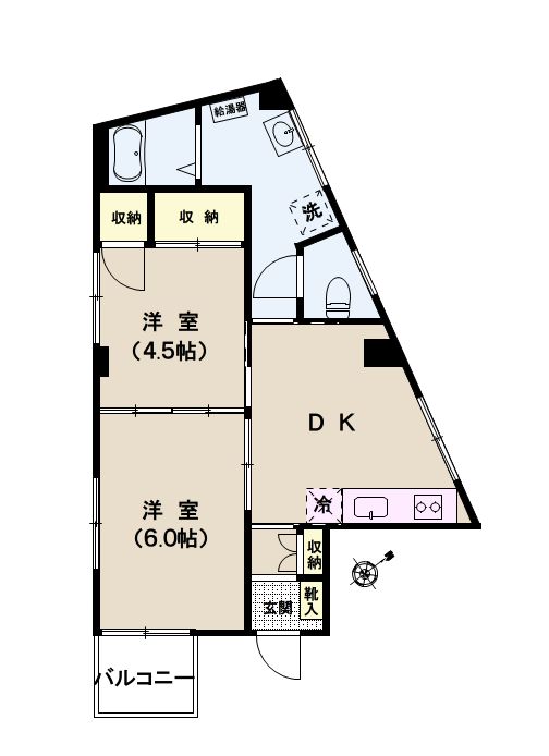 第一白山ビルの間取り