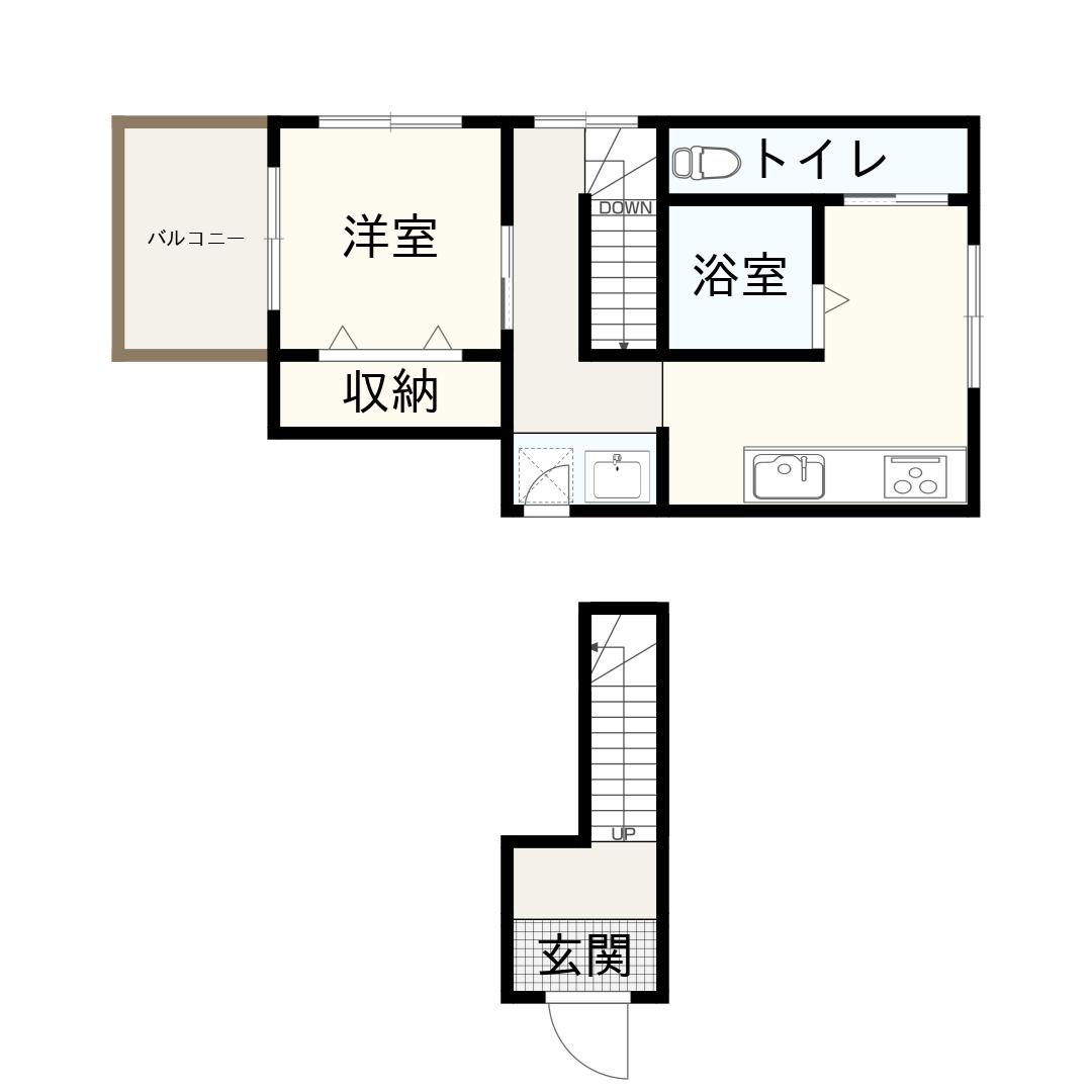 サンコーポ亀ヶ原の間取り