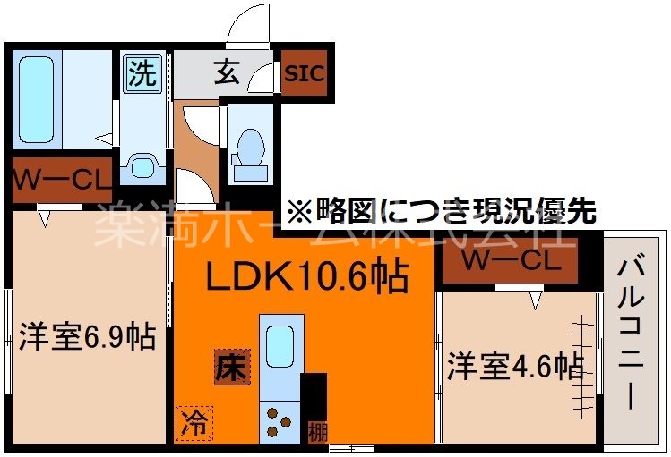 Gesund桂の間取り