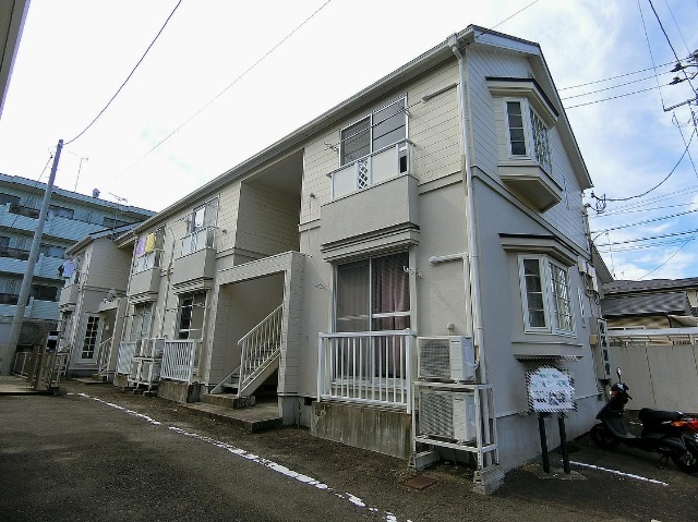 建物外観　都市ガス使用のアパートです。