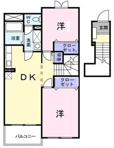 シャン・ド・フルールの間取り