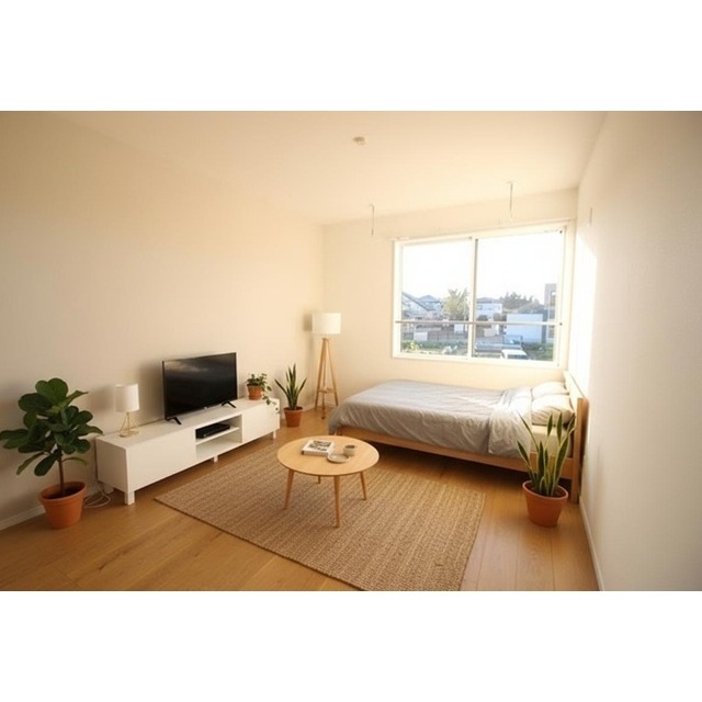 居室・リビング　写真内の家具・家電はＡＩイメージとなりま