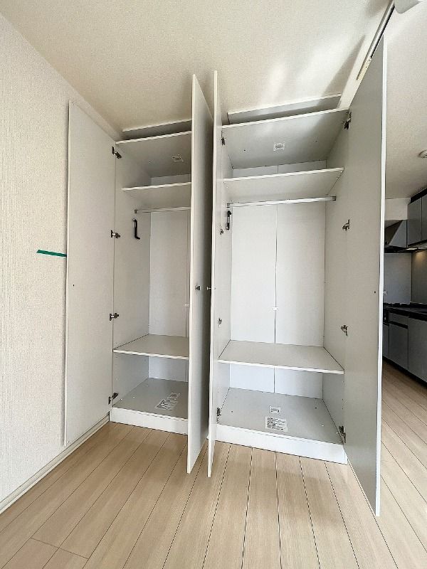 収納　収納も大きく多くの服が収納できます！
