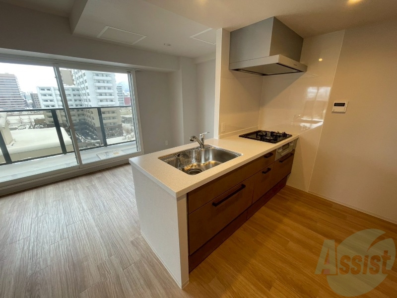 キッチン　システムキッチンなので、すぐお料理に使えます！