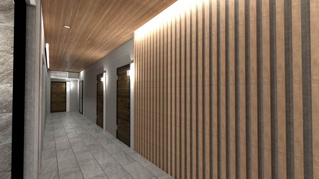 建物外観　１階共用部