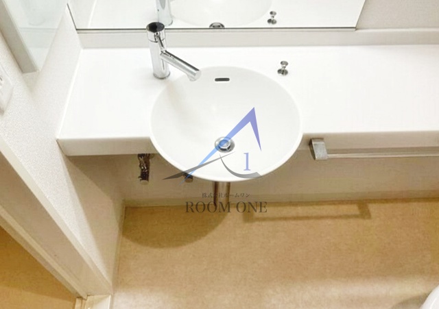 洗面設備　洗面台です。