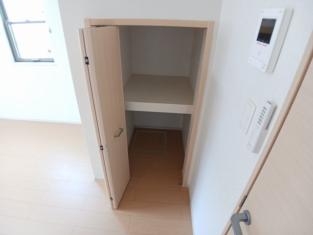 収納　十分な収納スペースがあります