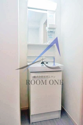 洗面設備　洗面台です。