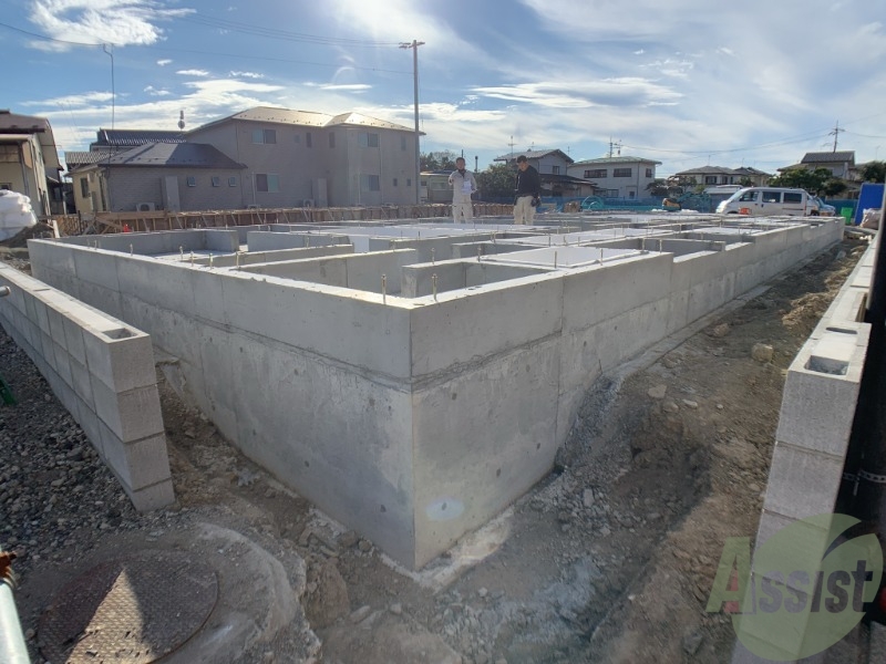 居室・リビング　物件はこちらに建設予定となっております。