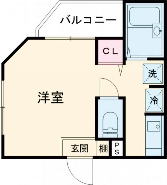 ダイヤモンドハウス北千住の間取り写真