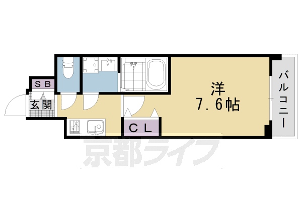 クリスタルグランツ京都西大路の間取り写真