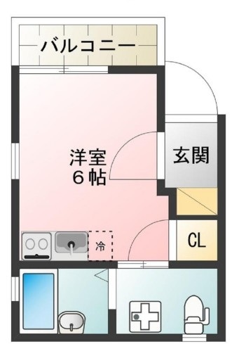 東京メトロ東西線 木場駅 徒歩13分 2階建 築13年の間取り写真