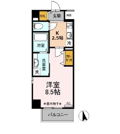 AZALEAの間取り写真