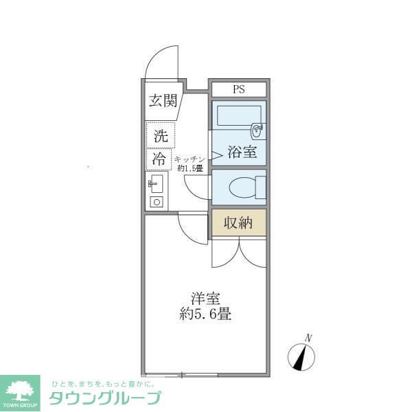 EVERTOW Libero SHIMOTAKAIDOの間取り写真