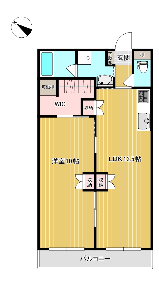 ハイツアプリコットの間取り