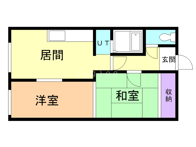 ハイツ愛らんどの間取り