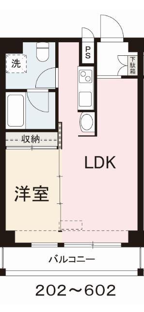 高松市錦町のマンションの間取り