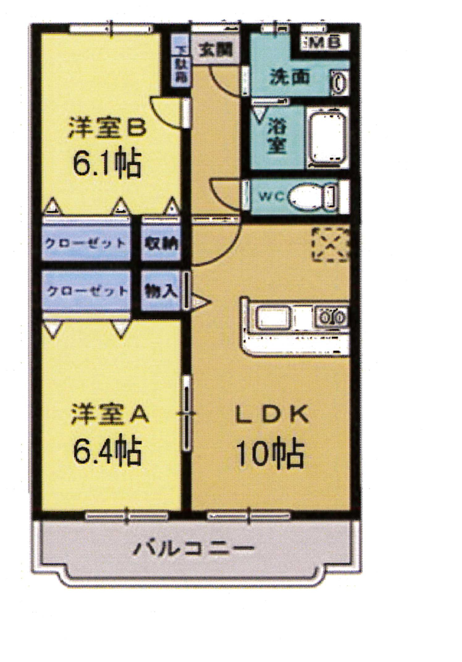 ユーミーピアズの間取り