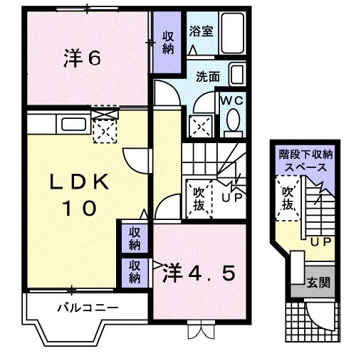 エーデル緑ヶ丘Ａの間取り