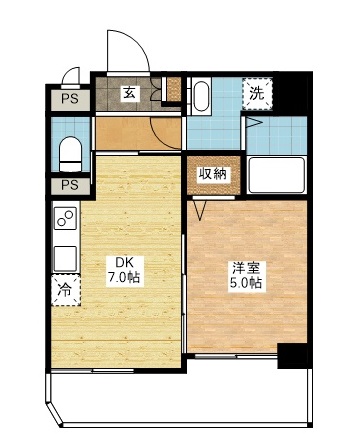 ラトゥール若葉の間取り