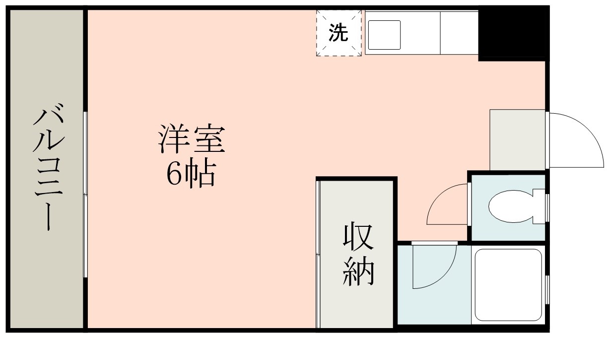 鹿児島市上本町のマンションの間取り