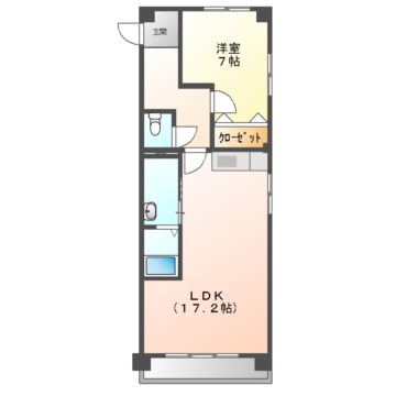 石関マンションの間取り