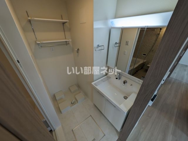 【D-ROOM茜部中島　A棟の洗面設備】