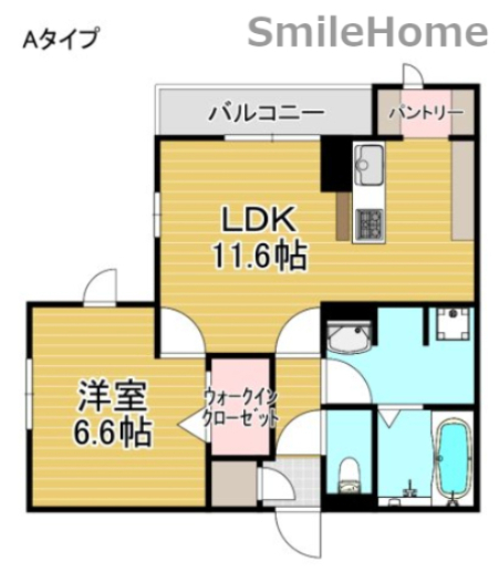 Clashis細井川の間取り