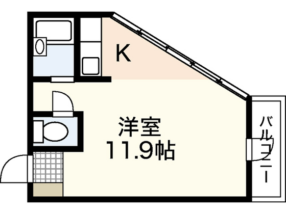 カナディアンおみかどＢ棟の間取り