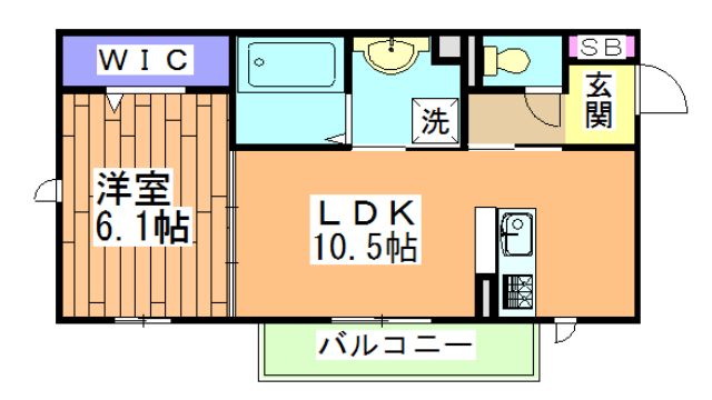 ラ・セゾン嵐山の間取り