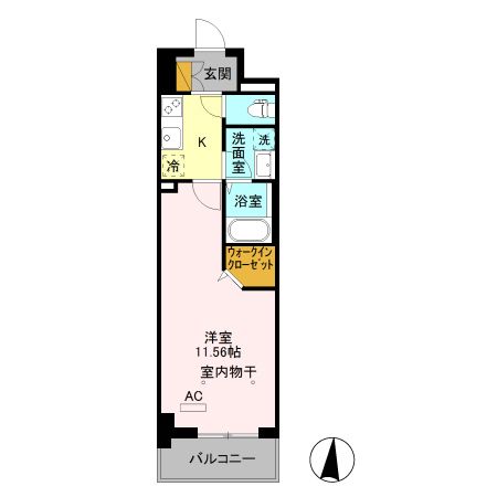 上越市上源入のマンションの間取り