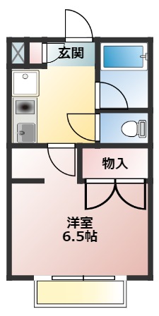 小呂ハイツの間取り