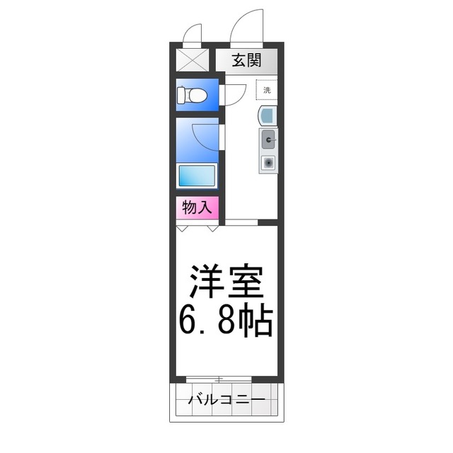 【リバーランド堺東の間取り】