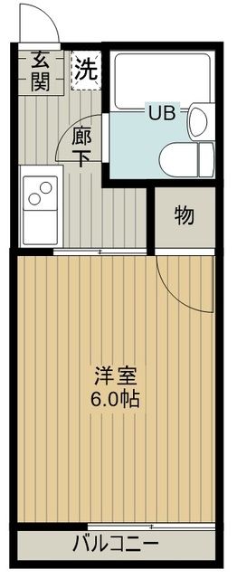 東久留米市氷川台のアパートの間取り