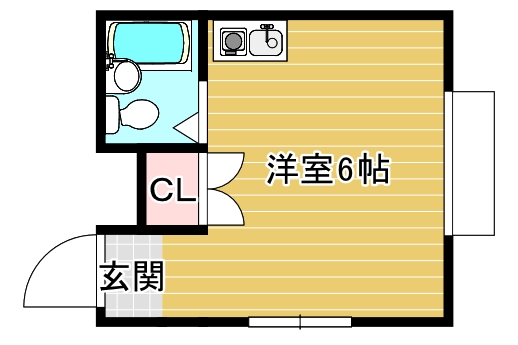 FS関目マンション（事務所使用可）の間取り