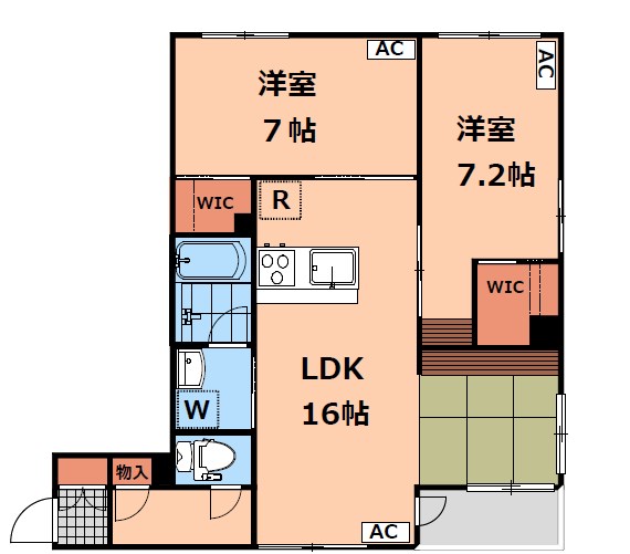 Shamaison Takaidoの間取り