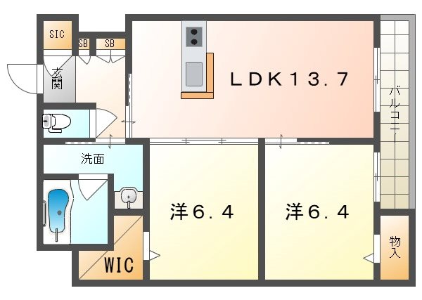 エスペランサ レジデンスIIの間取り