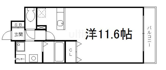 スワンズ京都セントラルシティの間取り