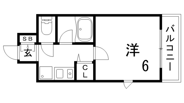 エスリード新神戸の間取り