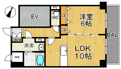 ＡＳプレミアム関屋金衛町の間取り