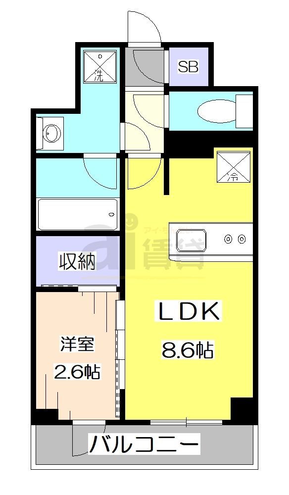 練馬区上石神井のマンションの間取り