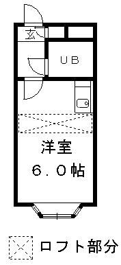 さいたま市北区土呂町のアパートの間取り