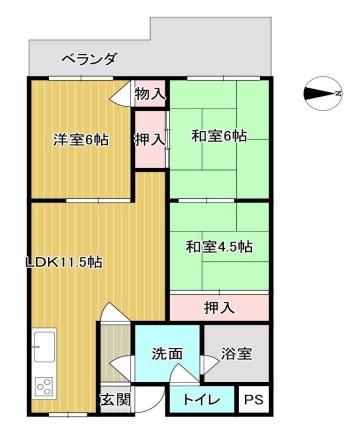 さくらマンションの間取り